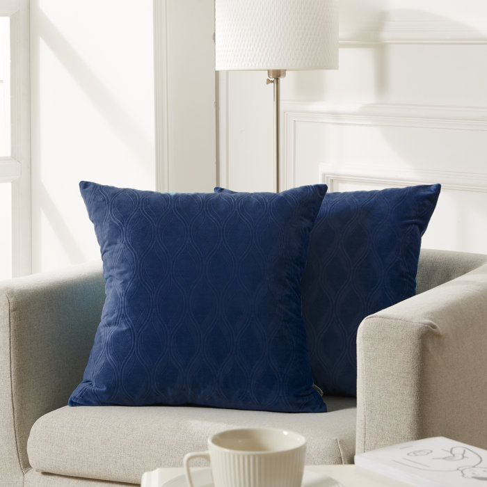 Topfinel Striped Velvet Pillow Cover & Reviews Wayfair